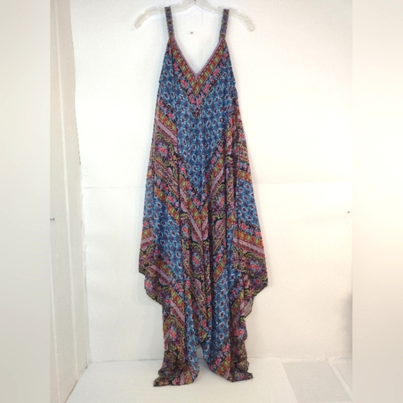New Directions Women's Colorful Mix Print Scarf Dress Size (L) - Picture 1 of 10